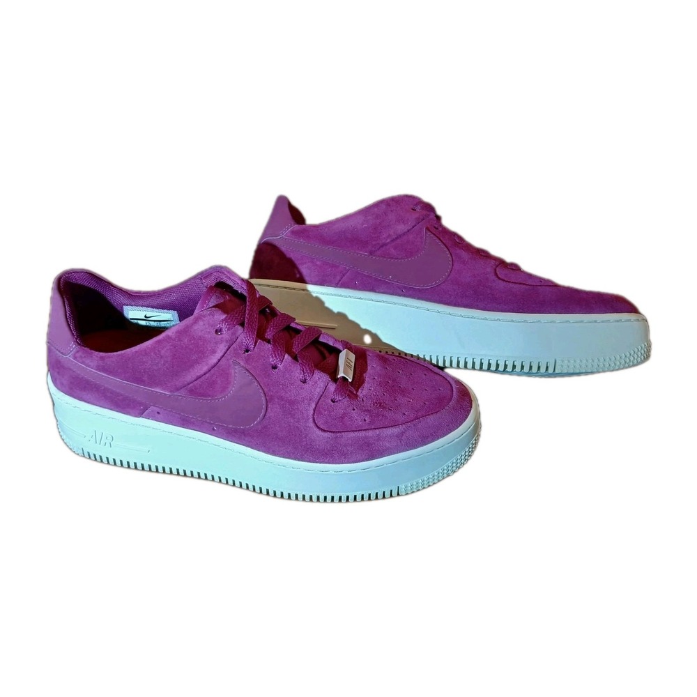 Nike Pink/Purple Suede Athletic Sneakers - Picture 5 of 10